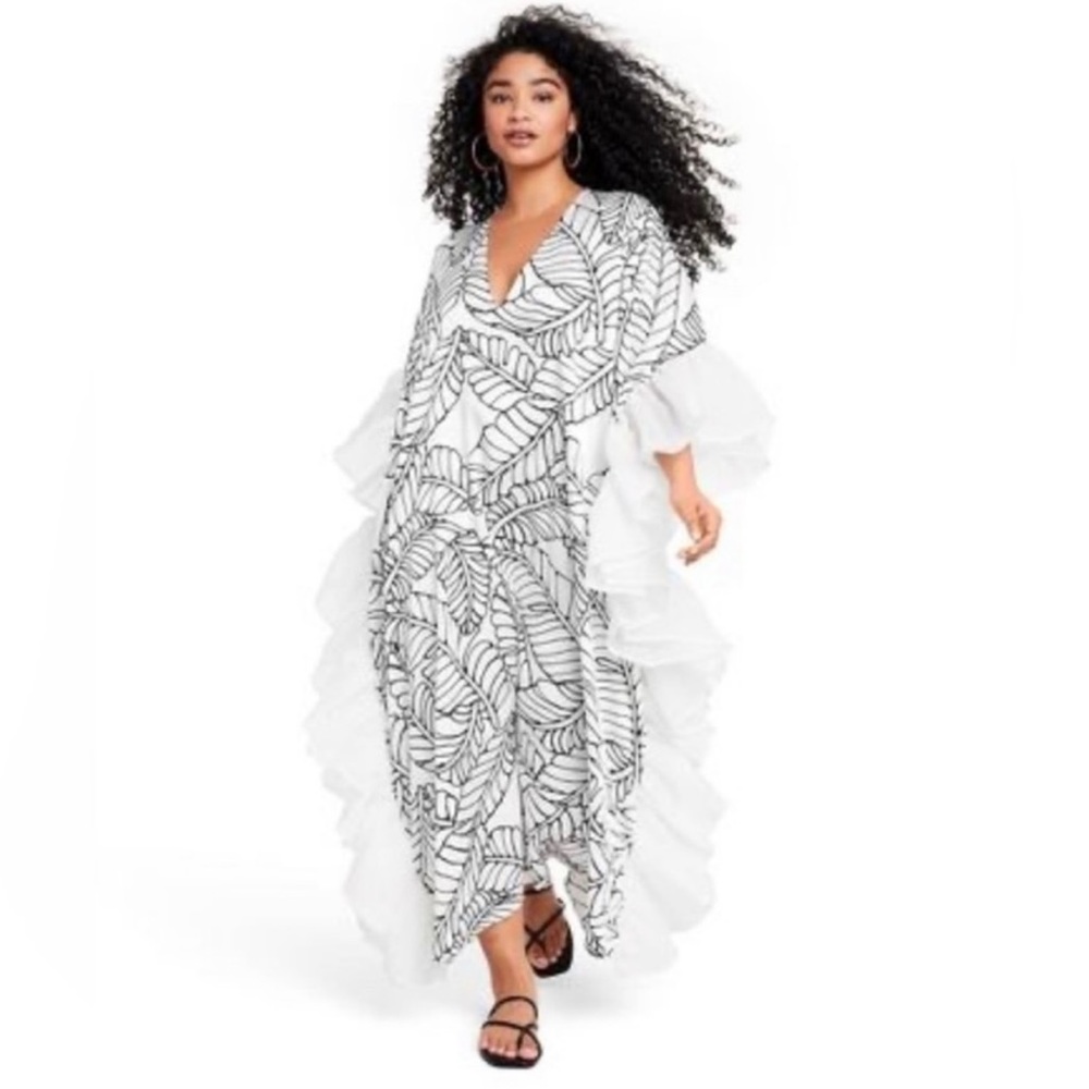 Fe Noel X Target ruffle dress .